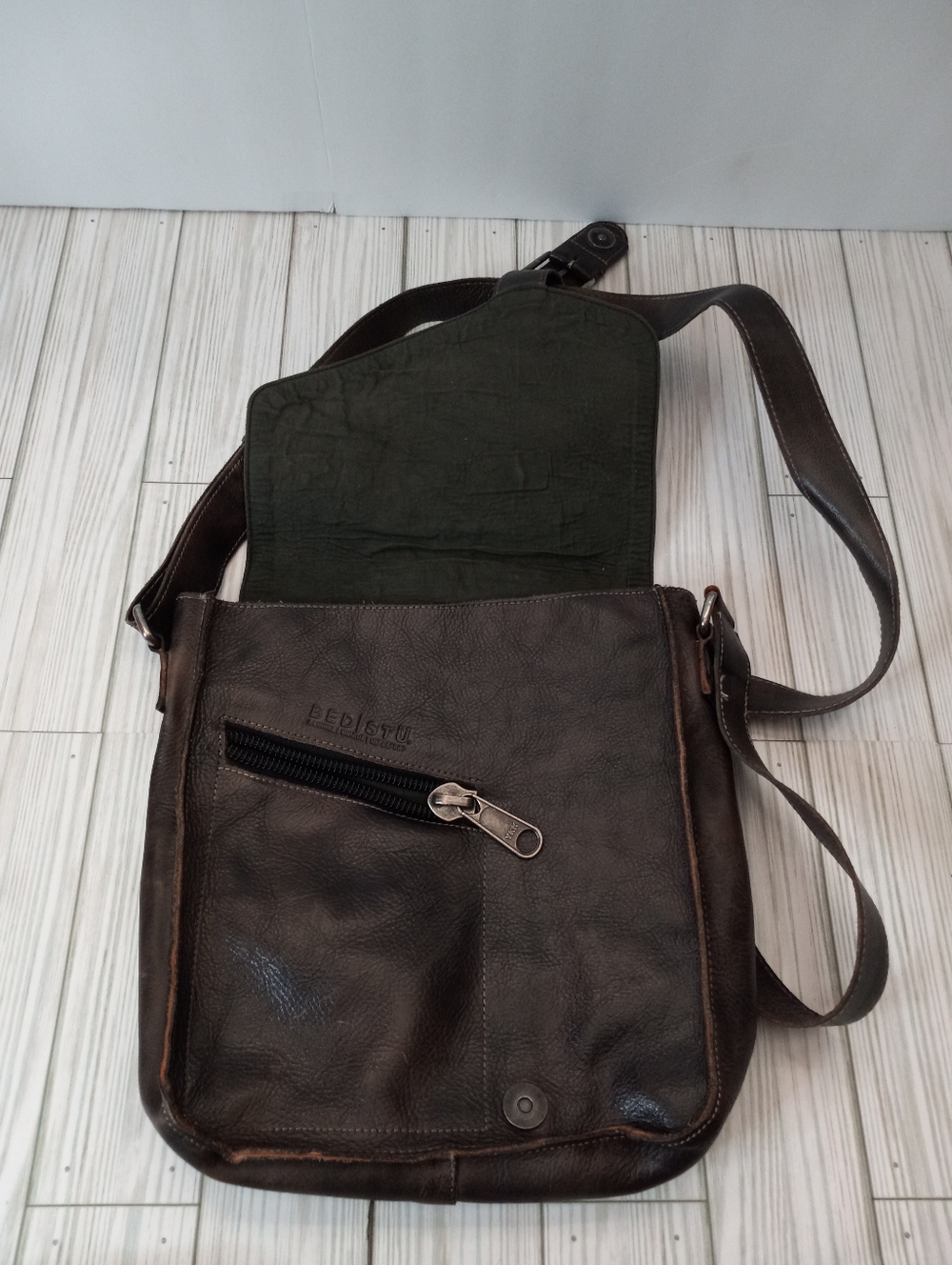 Bed Stu Venice Beach Leather Boho Crossbody Bag - Picture 4 of 15